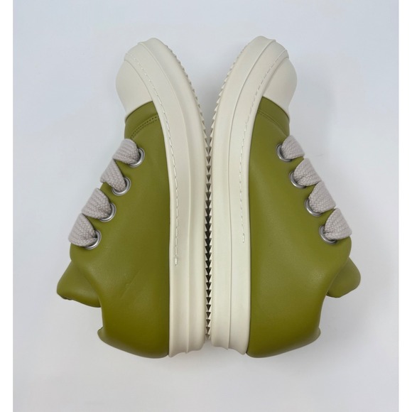 Rick Owens Mainline Padded Jumbo Lace Ramones Green Size 8 US 41 EU - Picture 3 of 8